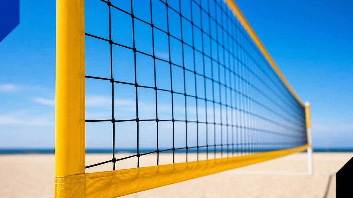 How high is a volleyball net?