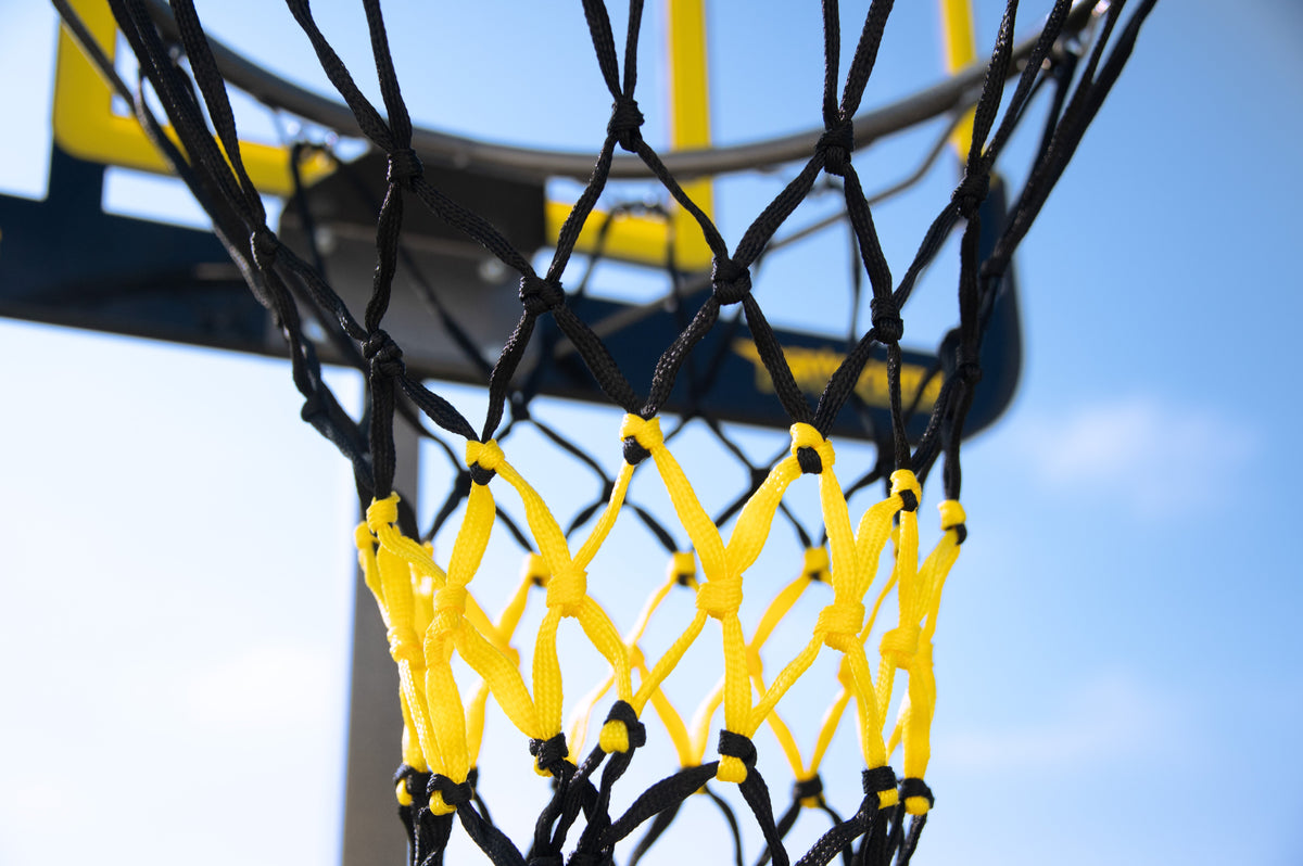 Outdoor basketball hoops
