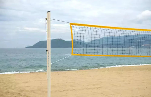 Par de Postes de voleibol playa PRO - acero 90mm