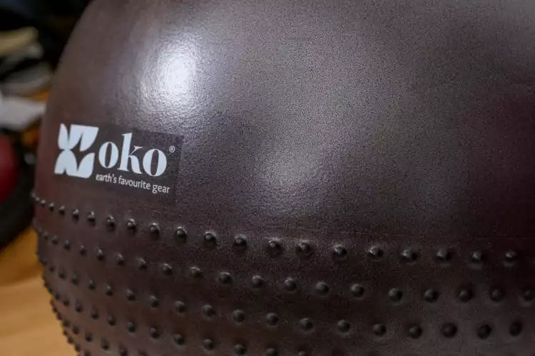 Pelota para gimnasia 55cm Negra OKO