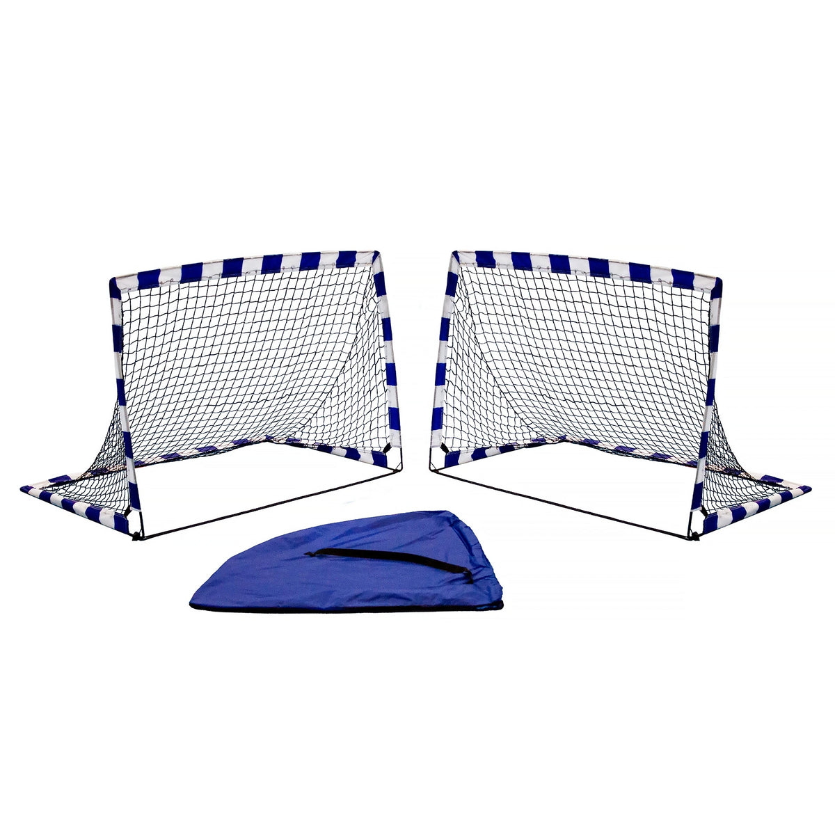 Par porterías balonmano desplegables de 1,4 x 1m - con bolsa almacenamiento