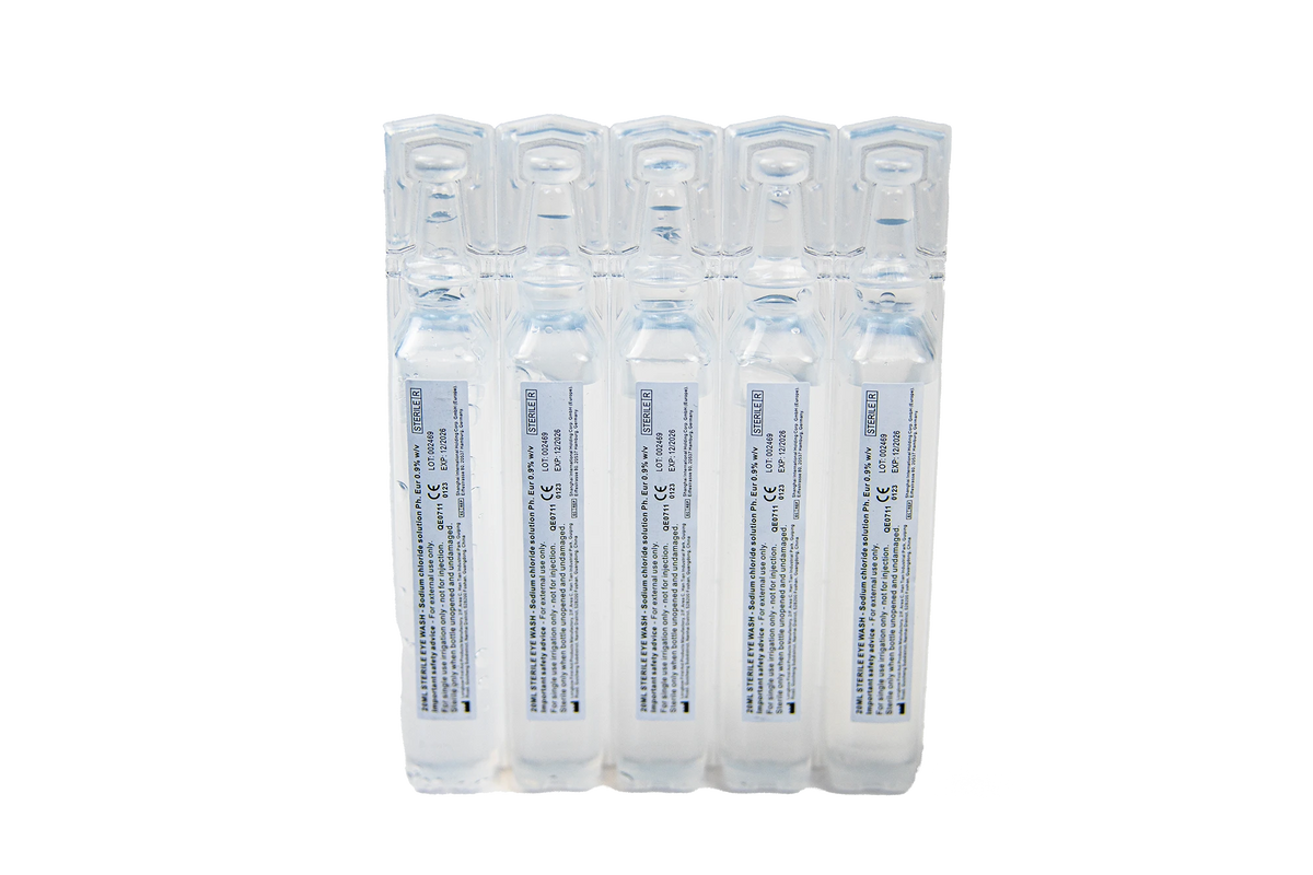 Solución salina - 5 x 20 ml OJOS