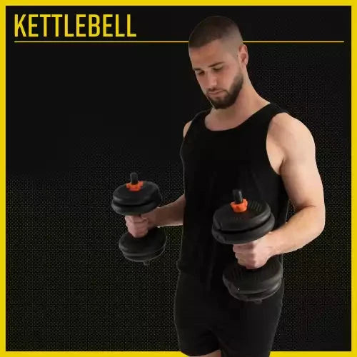 Kit completo de musculación de 10 kg - esencial para ganar músculo