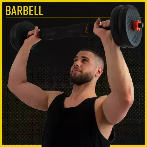Kit completo de musculación de 10 kg - esencial para ganar músculo
