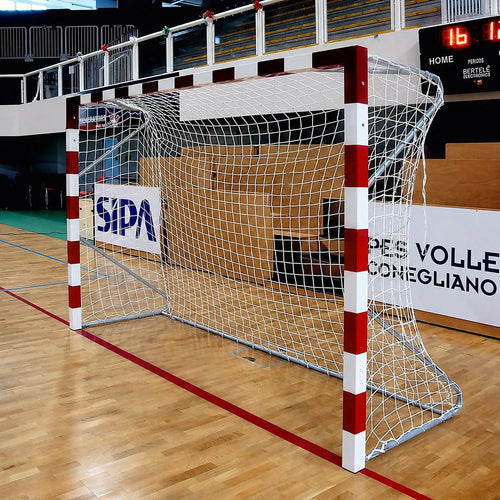 Portería de balonmano en acero - FIJA