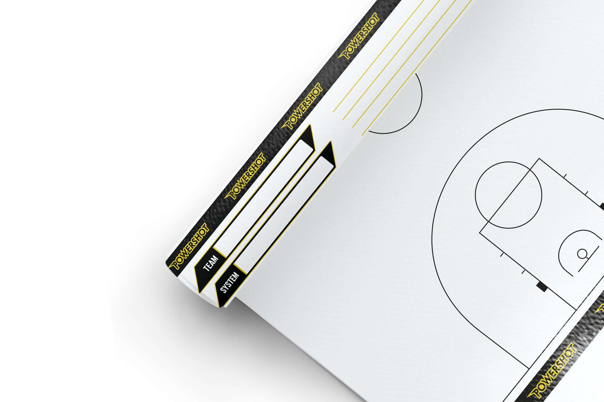 Image du produit : Baloncesto hoja táctica rodillo - Pista completa