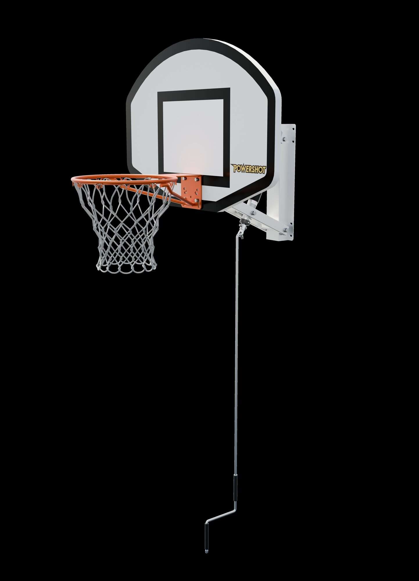 Image du produit : Canasta de baloncesto - de pared y ajustable - ¡En casa o en el pabellón de deportes!