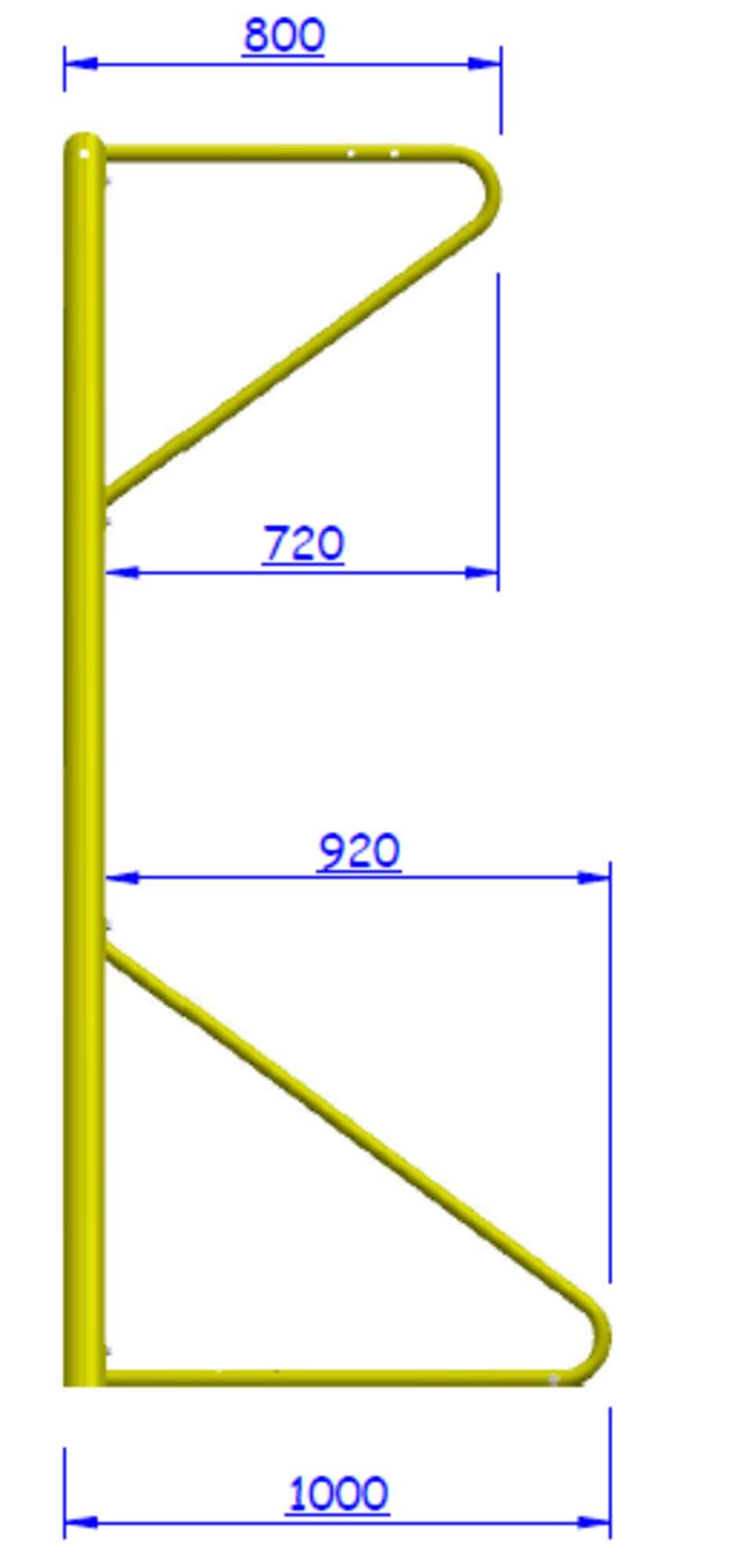 Image du produit : Portería de fútbol playa 5,5 X 2,2m - TRANSPORTABLE