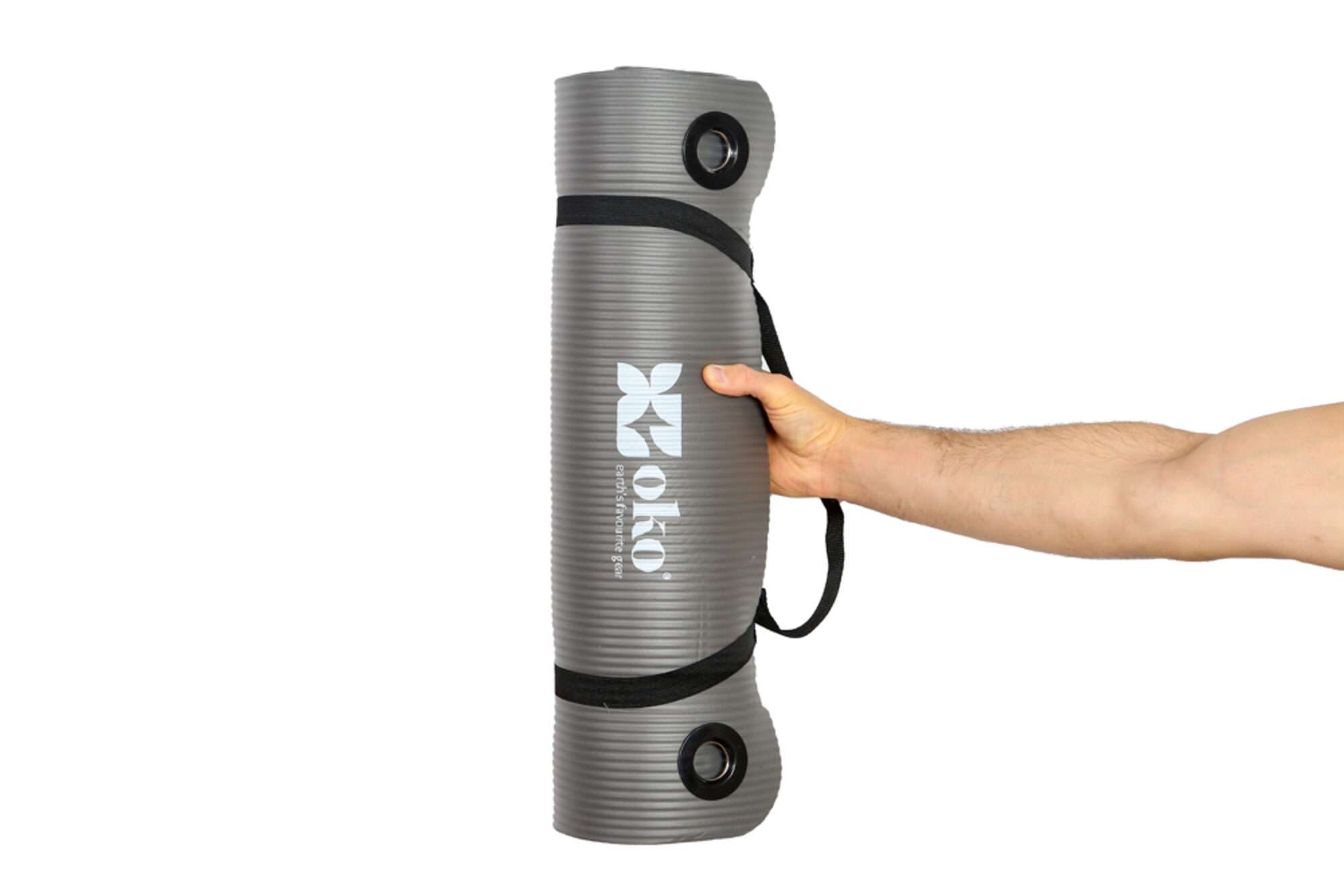 Image du produit : Esterilla de yoga OKO con ojales, grosor a elegir entre 0,8 y 1,5 cm