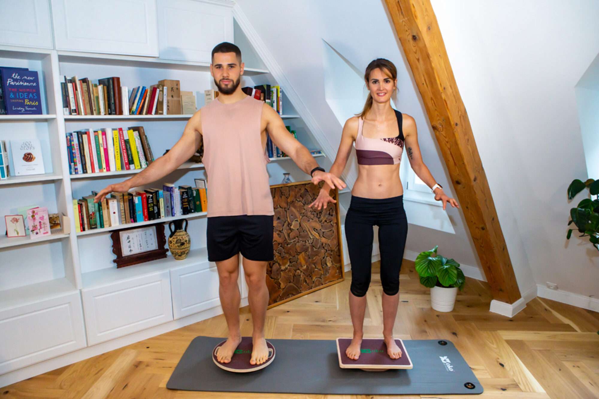 Image du produit : Tabla de equilibrio OKO - Rojo