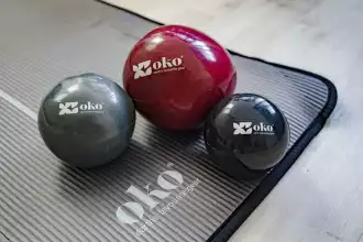 Pelota de PVC OKO Sand con peso a elegir: 0,5kg 1kg o 2kg