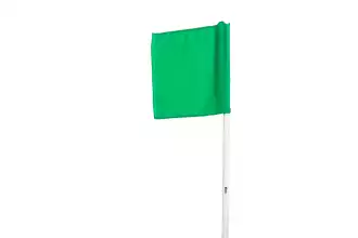 Lot de 4 drapeaux de corner pour poteaux FA091 - Vert