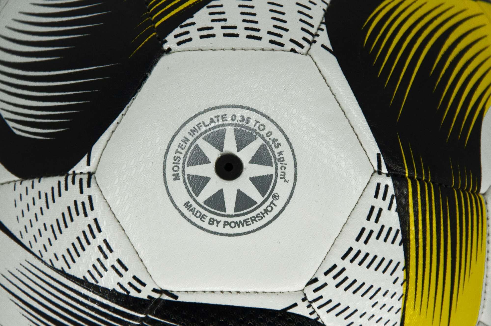 Image du produit : Balón de fútbol amarillo y negro - talla 5
