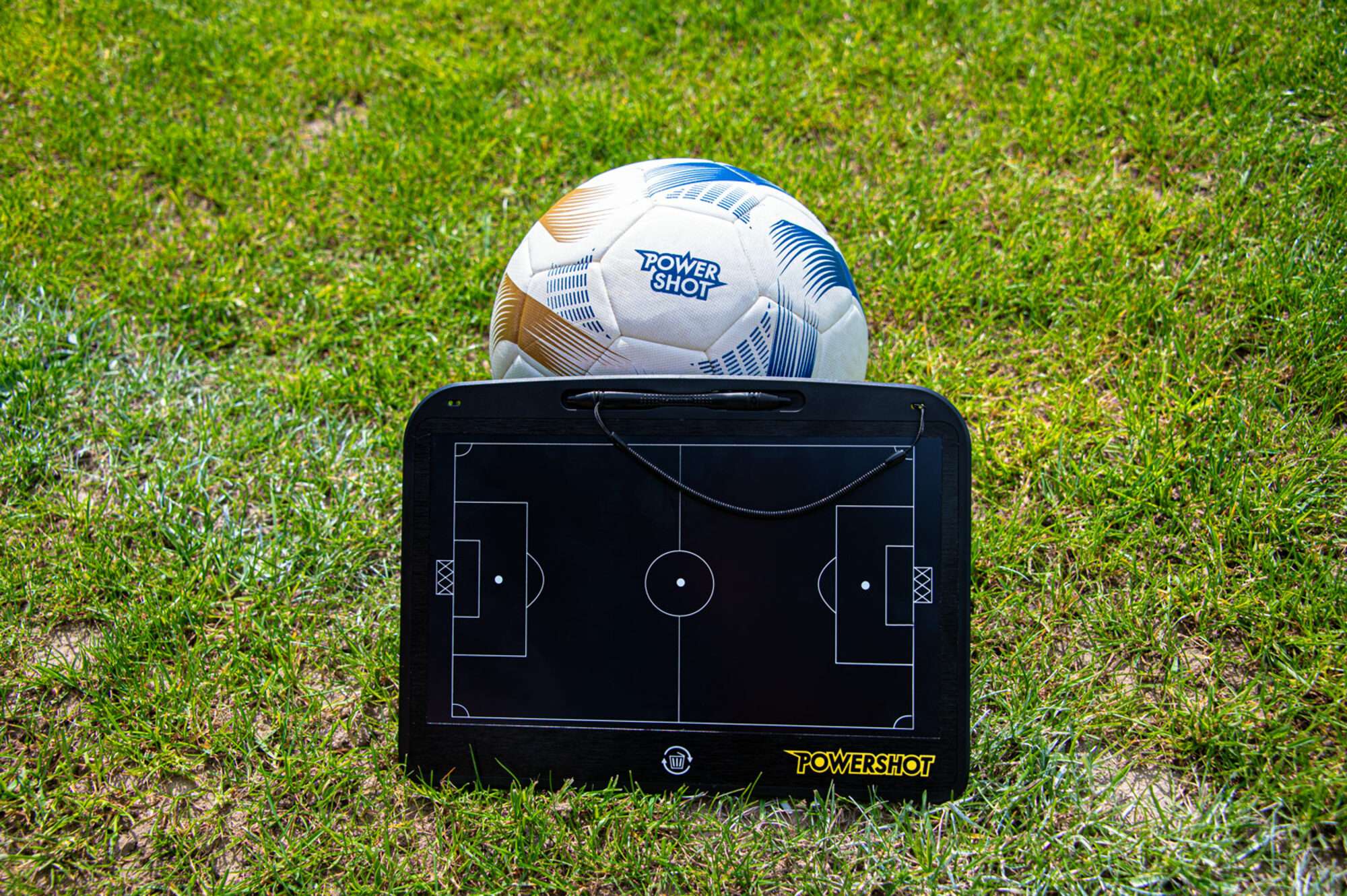 Image du produit : POWERSHOT® Pizarra táctica de Fútbol ECO-RESPONSIBLE - sin tinta - materiales reciclados!⚽