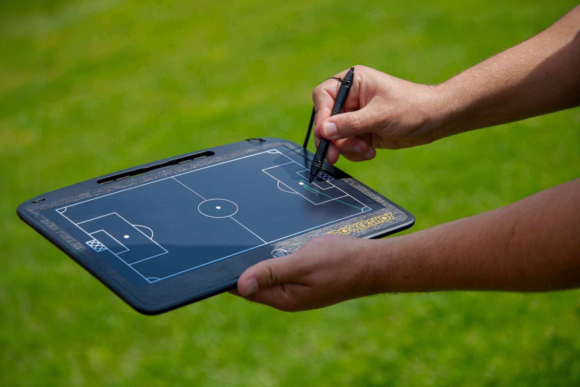 Image du produit : POWERSHOT® Pizarra táctica de Fútbol ECO-RESPONSIBLE - sin tinta - materiales reciclados!⚽