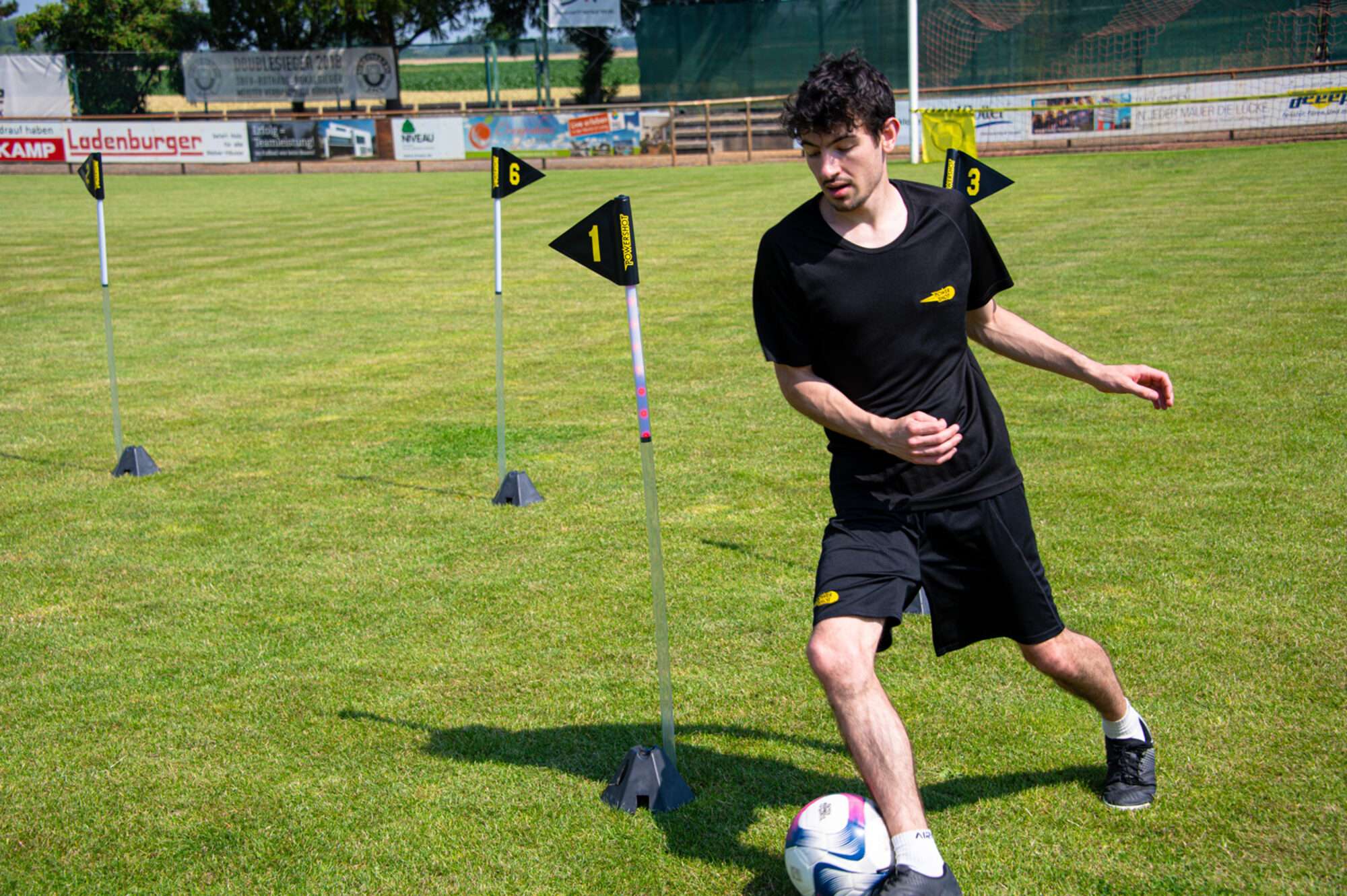 Image du produit : POWERLITE - 6 bastones de agilidad iluminados (con control de mando a distancia)