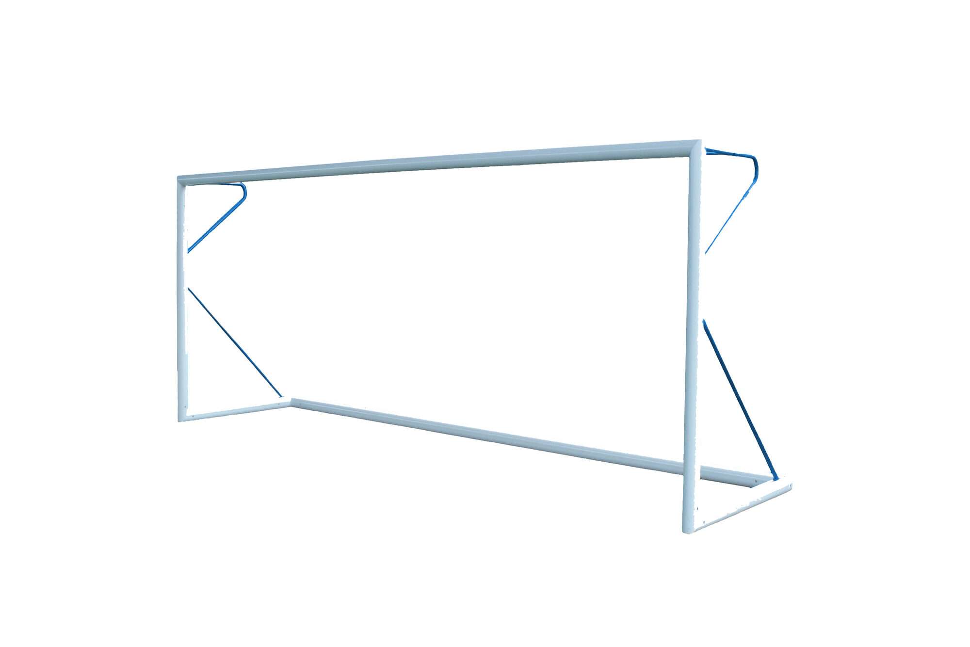 Image du produit : Portería de fútbol 11 - Transportable - Aluminio - PROFESIONAL - 7,32 x 2,44m - Azul