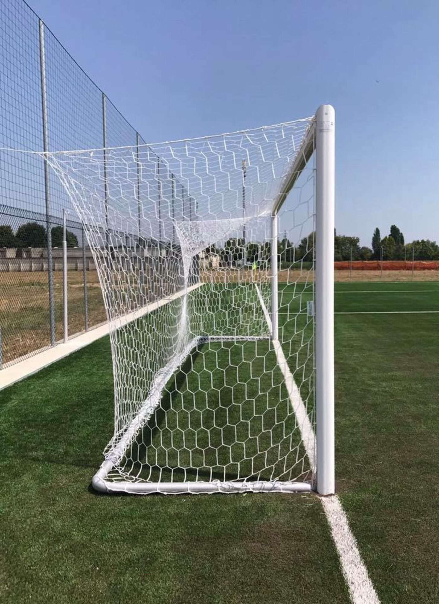 Image du produit : Portería de fútbol reglamentaria fija de aluminio