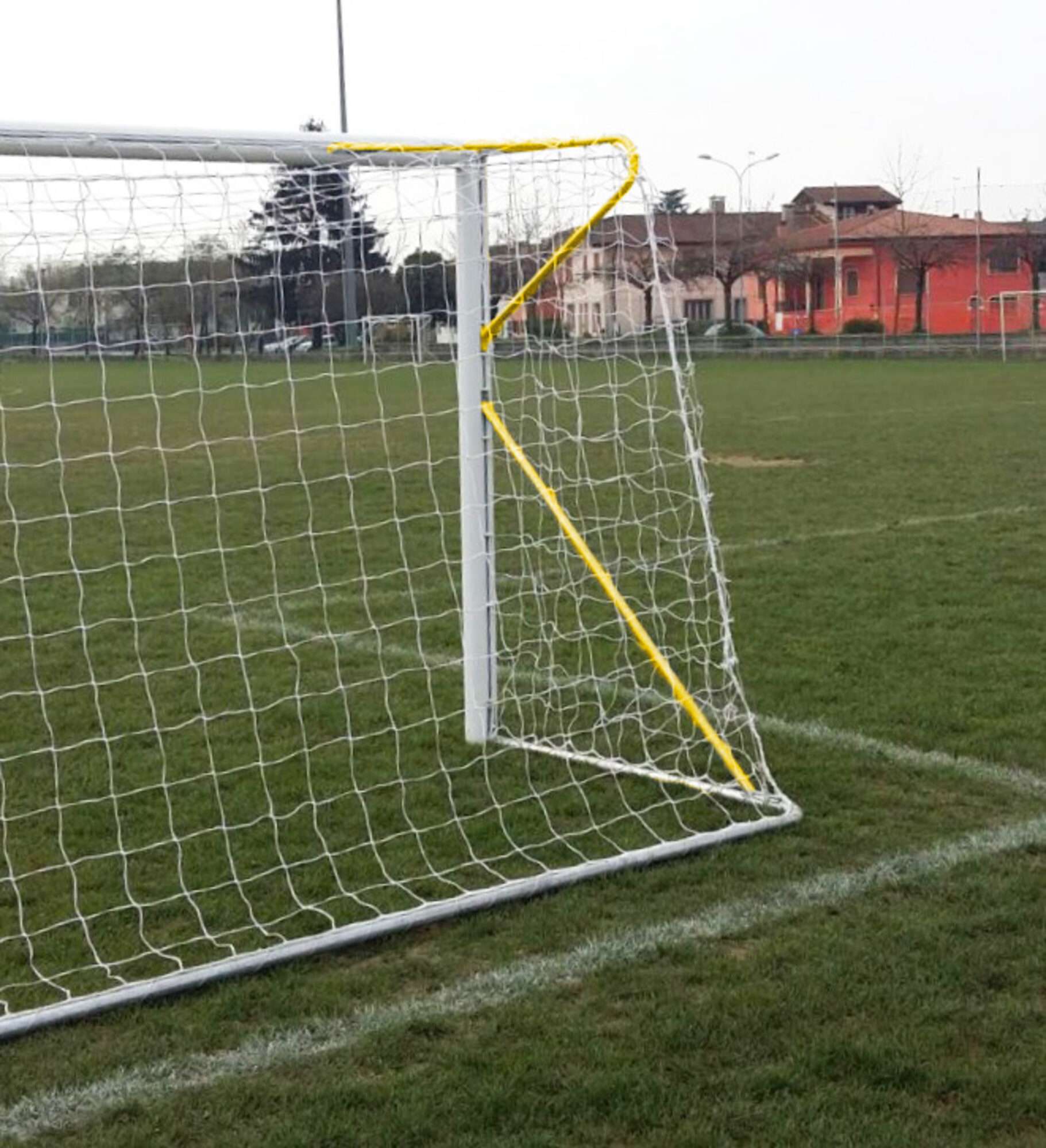 Image du produit : Portería de fútbol 7 transportable - Amarillo