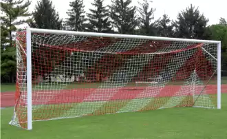 Portería de fútbol 7 transportable (2) - Aluminio - 5 x 2 m