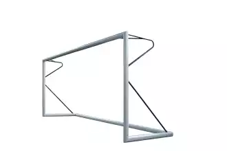 Aluminium 5m x 2m goal - Full aluminium structure - 80mm