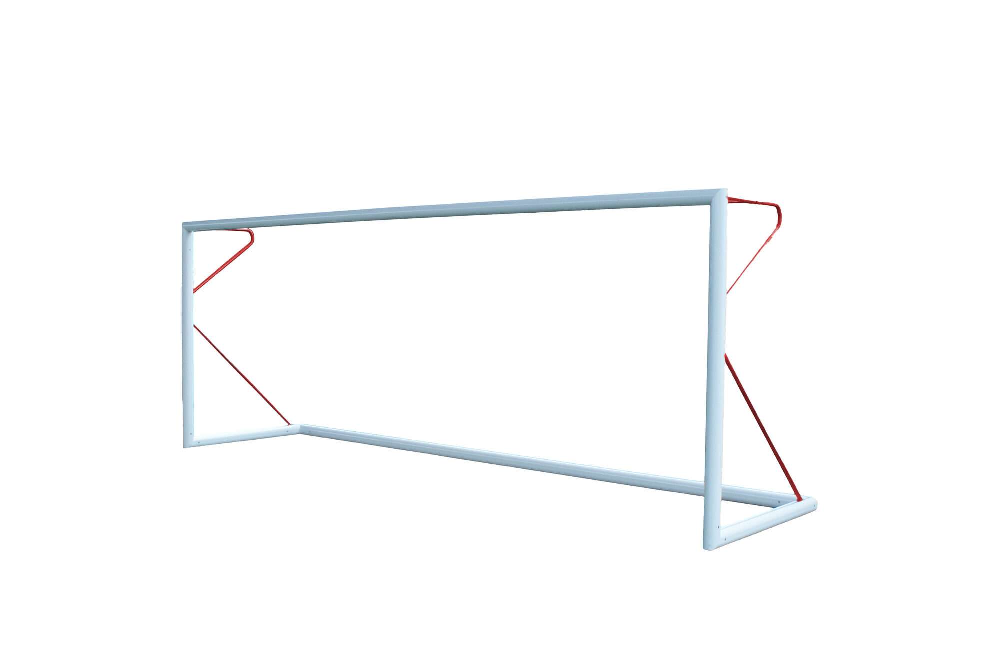 Image du produit : Portería de fútbol 7 (6m x 2,1m) - Transportable - Aluminio 80mm - Roja
