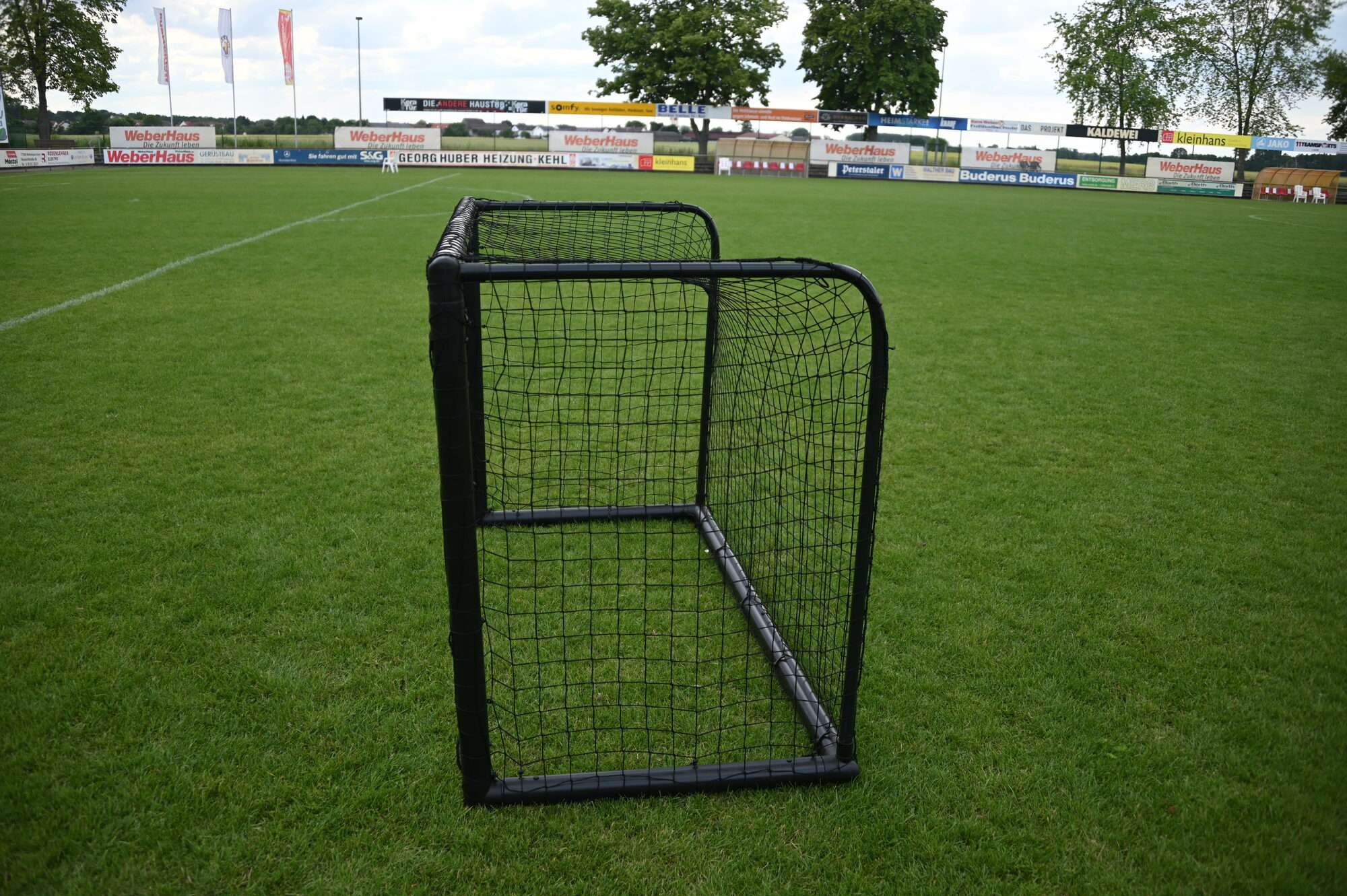 Image du produit : Portería de fútbol STADIUM - uPVC - Edición NEGRA