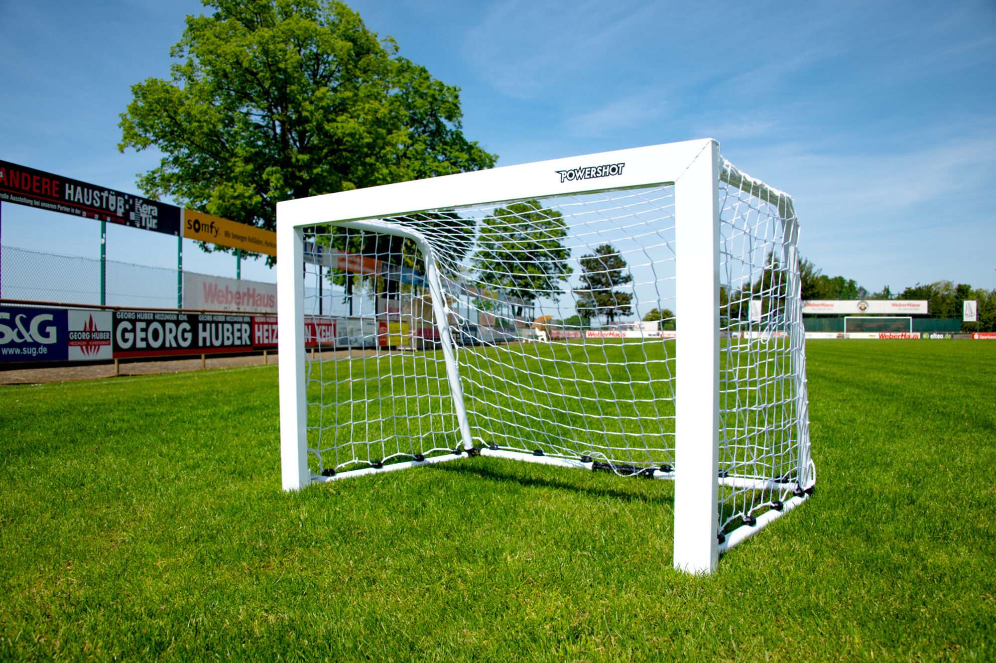 Image du produit : Mini portería de fútbol plegable de aluminio de 1,5 x 1 m - Práctica para campos pequeños