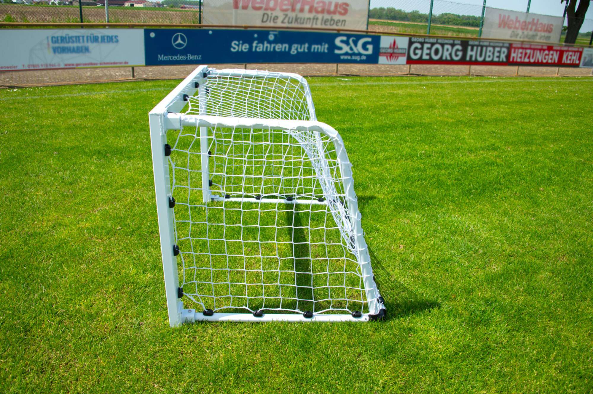 Image du produit : Mini portería de fútbol plegable de aluminio de 1,5 x 1 m - Práctica para campos pequeños