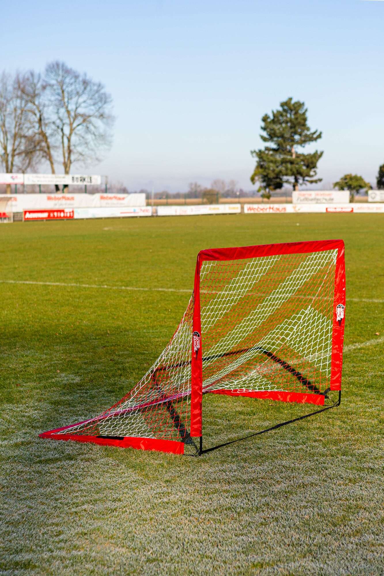 Image du produit : Par de porterías POP UP 1,8x1,2m - rojo y blanco