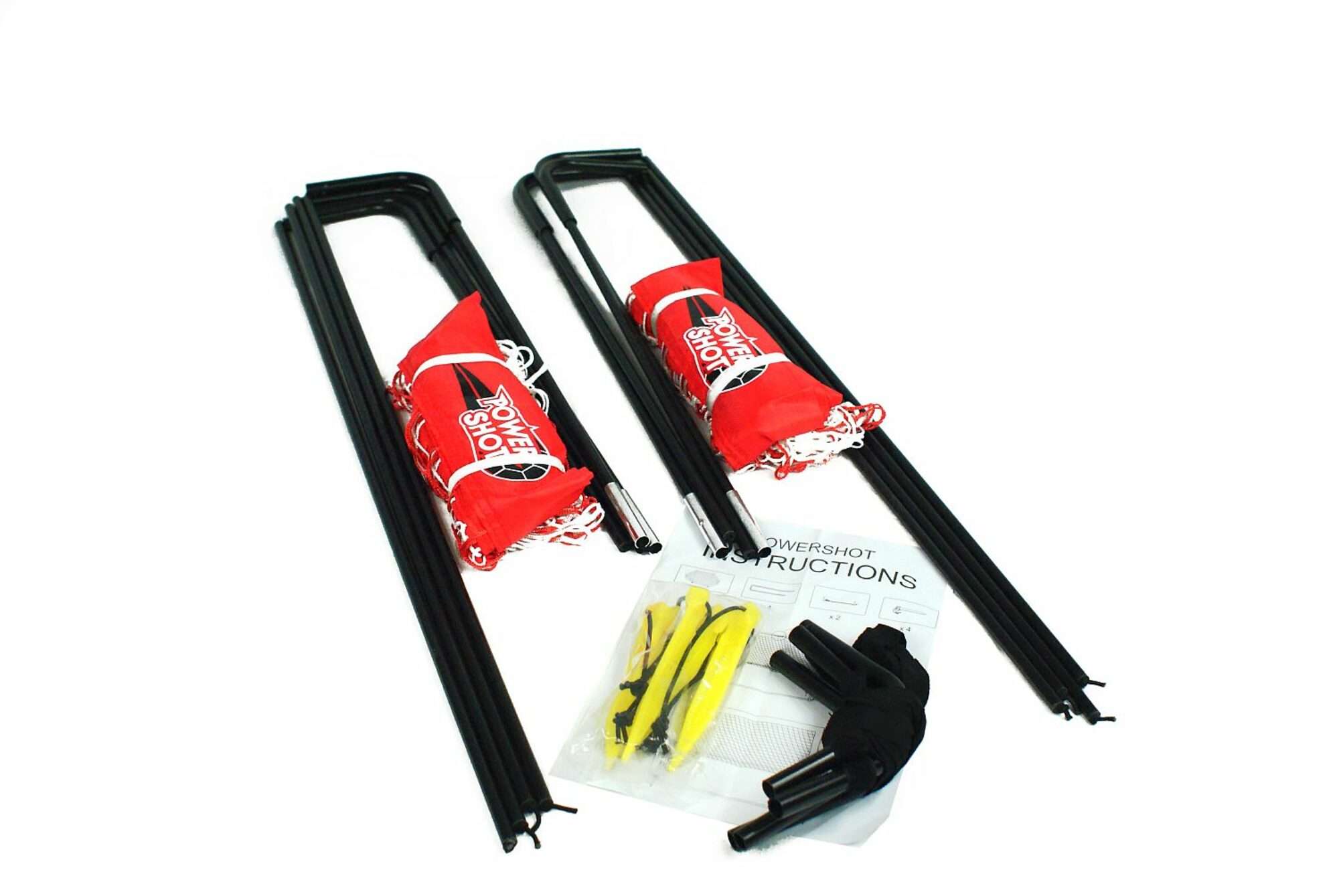 Image du produit : Par de porterías POP UP 1,8x1,2m - rojo y blanco