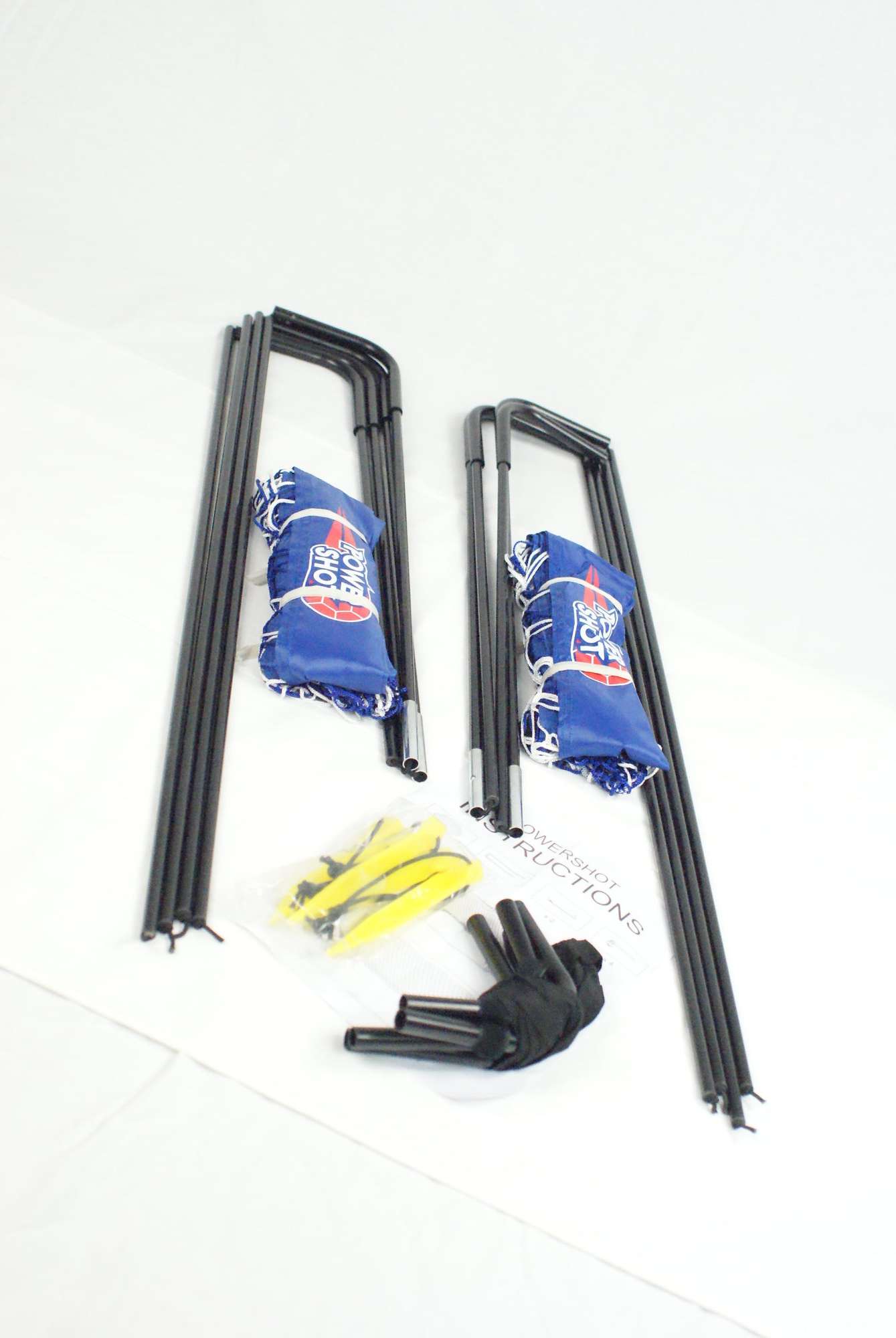 Image du produit : Par de porterías POP UP 1,8x1,2m - azul y blanco