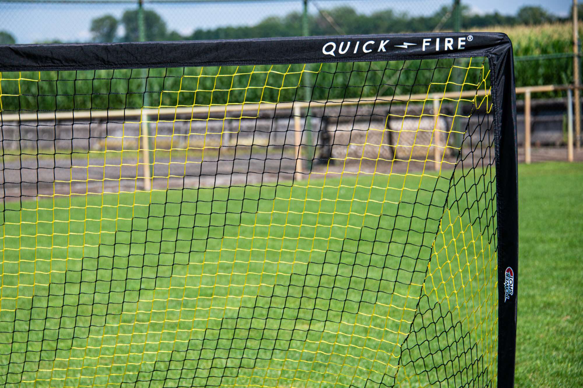 Image du produit : Par de porterías - 2,2x1,5m negro/amarillo - Se entregan con un balón y una bomba