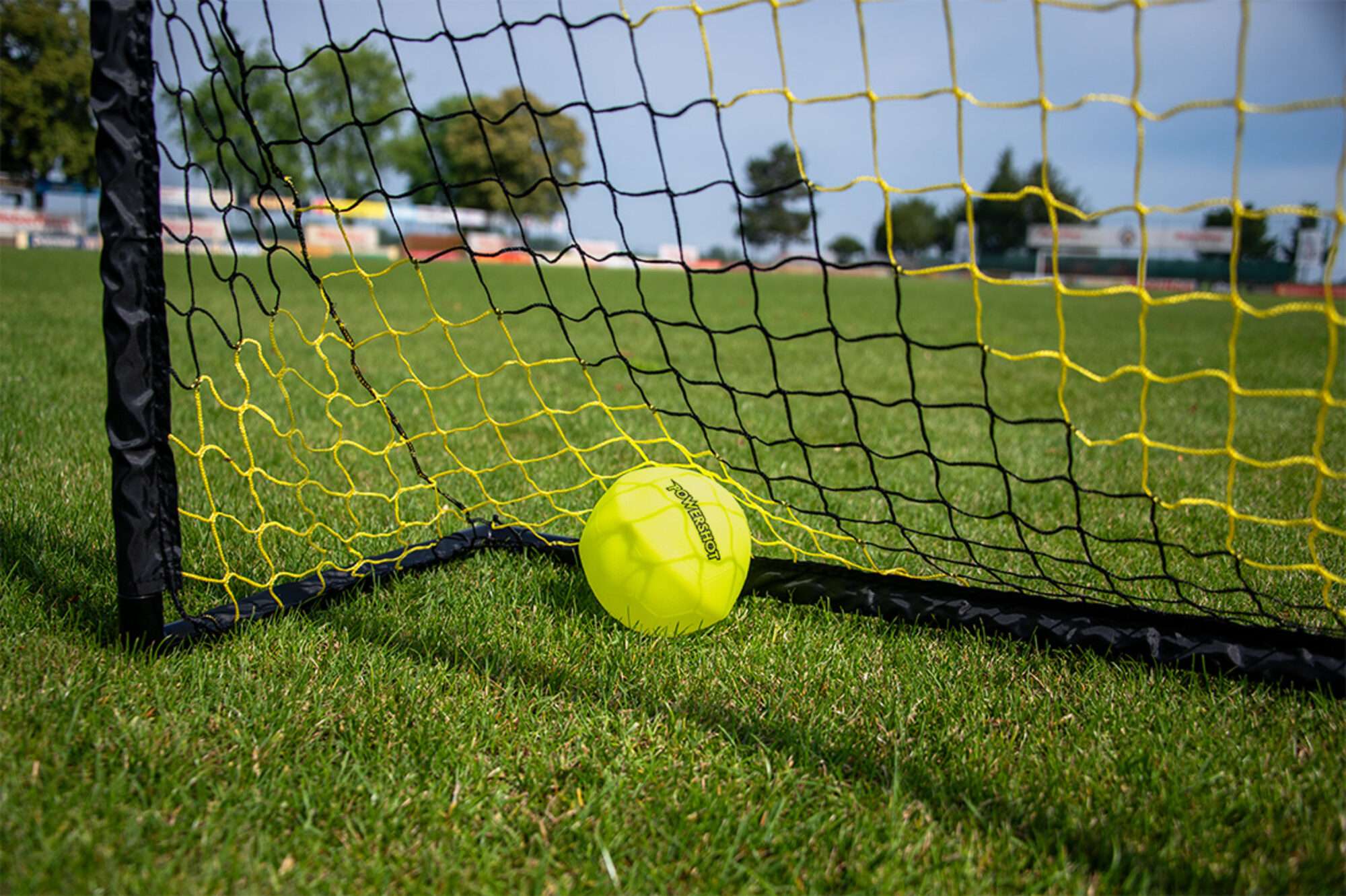 Image du produit : Par de mini porterías de PVC - 0,9 x 0,6 m (con balón y bomba)