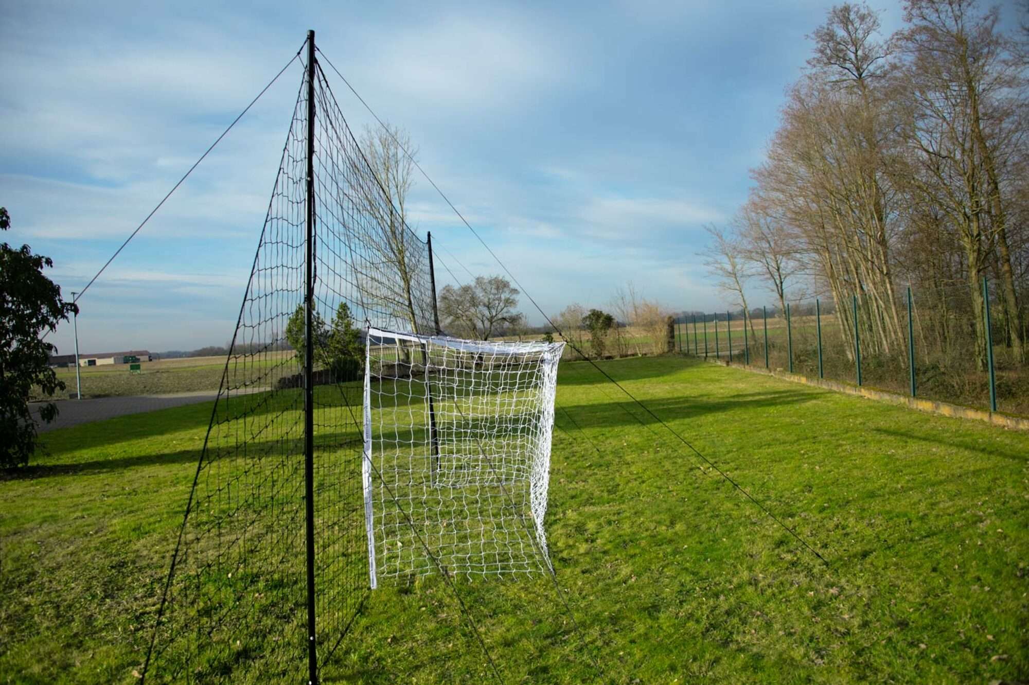 Image du produit : Portería de fútbol de 3,7 x 1,8 m (con red de protección integrada de 6,5 x 3 m)
