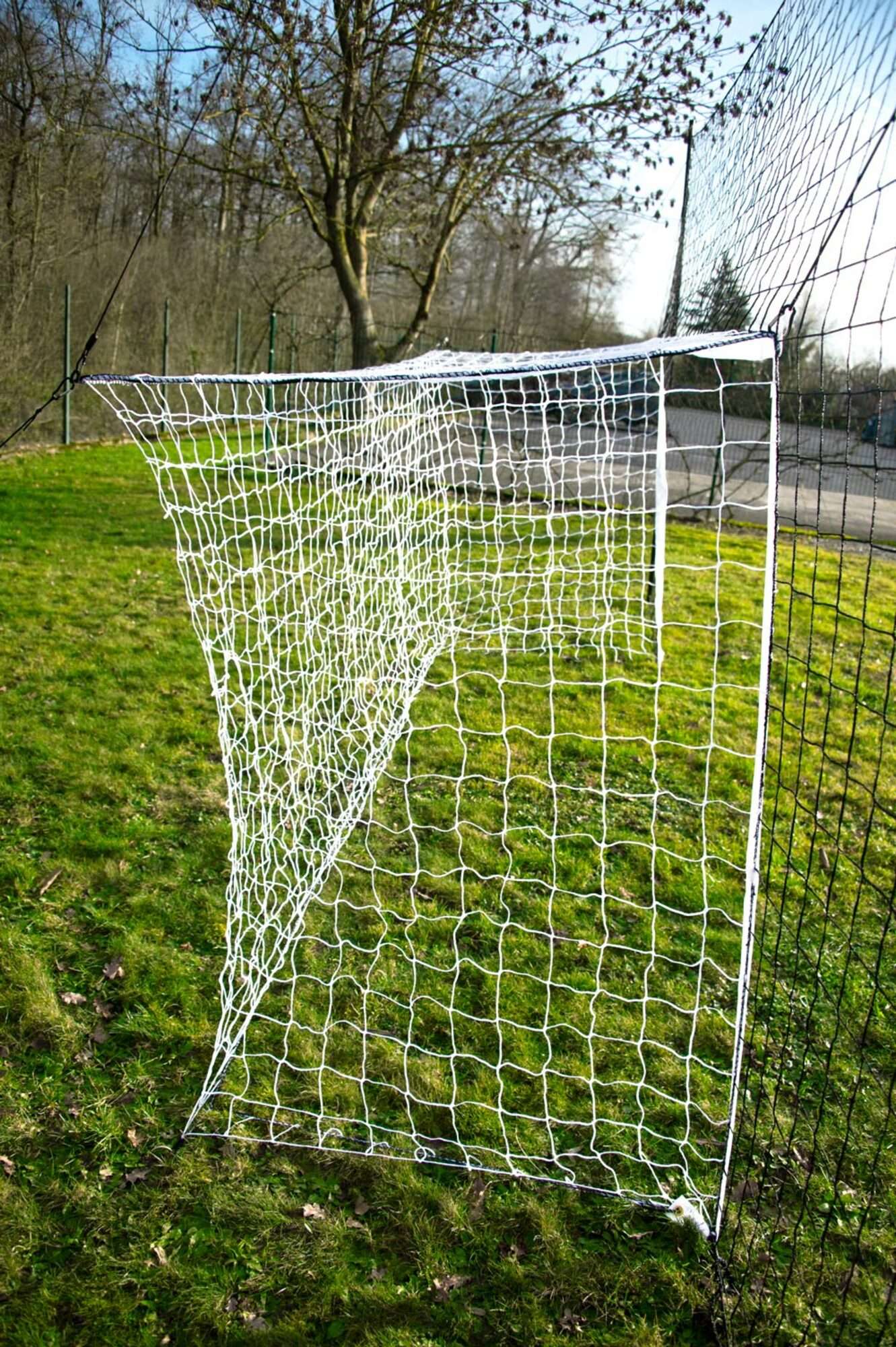Image du produit : Portería de fútbol de 3,7 x 1,8 m (con red de protección integrada de 6,5 x 3 m)