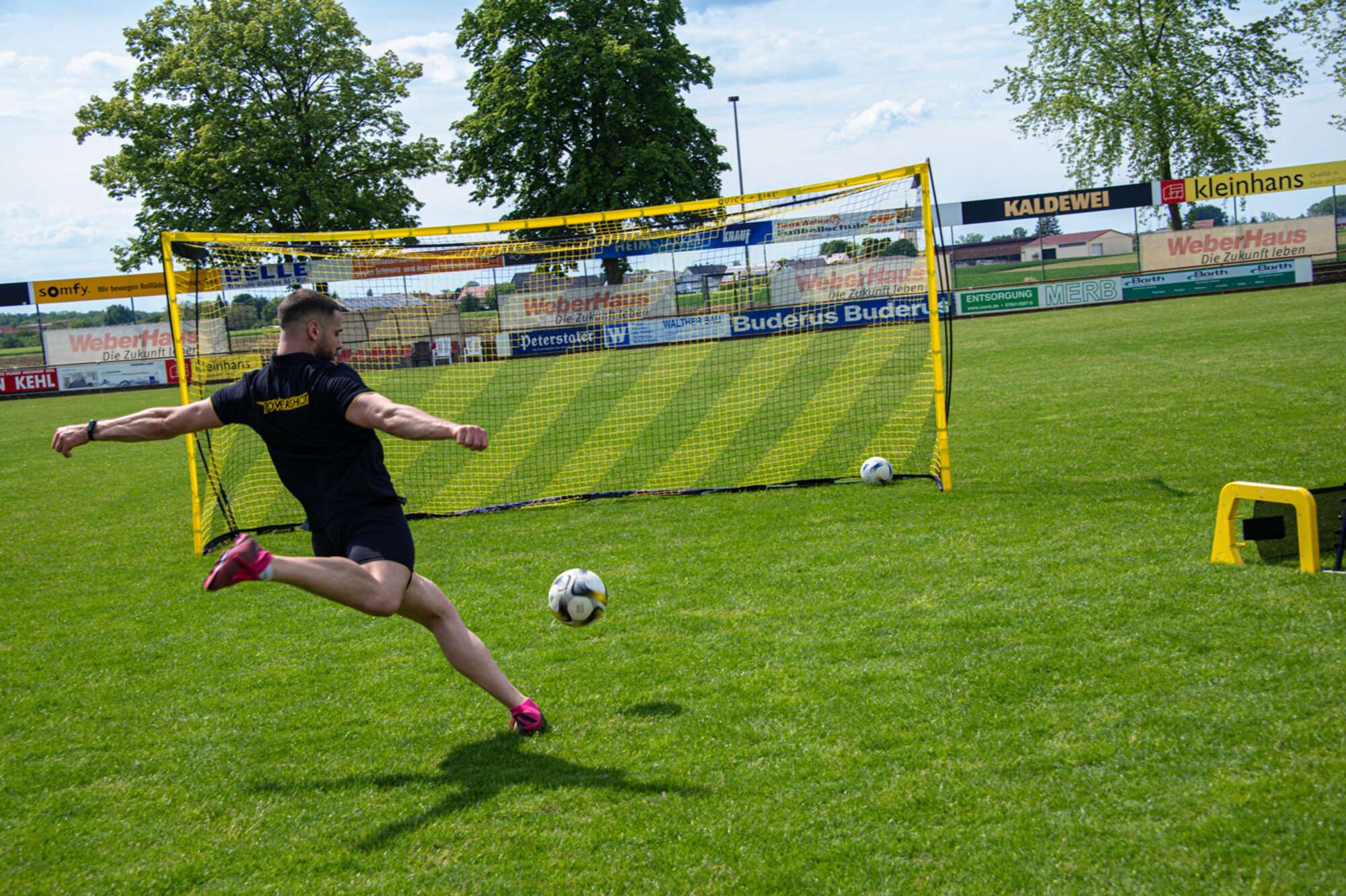 Image du produit : QuickFire® Portería de fútbol modular 3,6/4,9 x 1,8/2,1 m