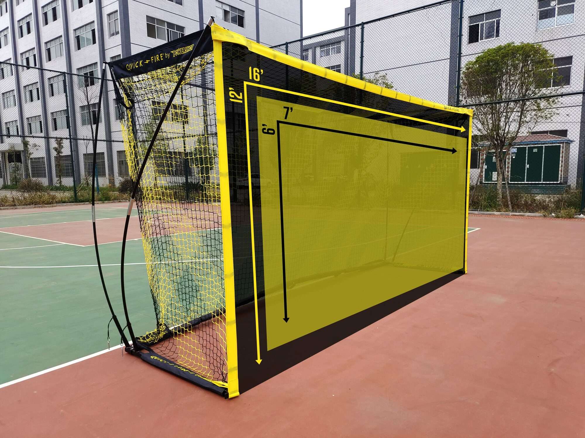 Image du produit : QuickFire® Portería de fútbol modular 3,6/4,9 x 1,8/2,1 m