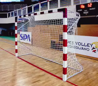 Portería de balonmano - Para anclar - Acero o aluminio