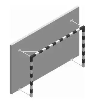 Portería de balonmano - Plegable - Acero o aluminio