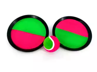 Juego de 2 raqueta de Rascar con pelota