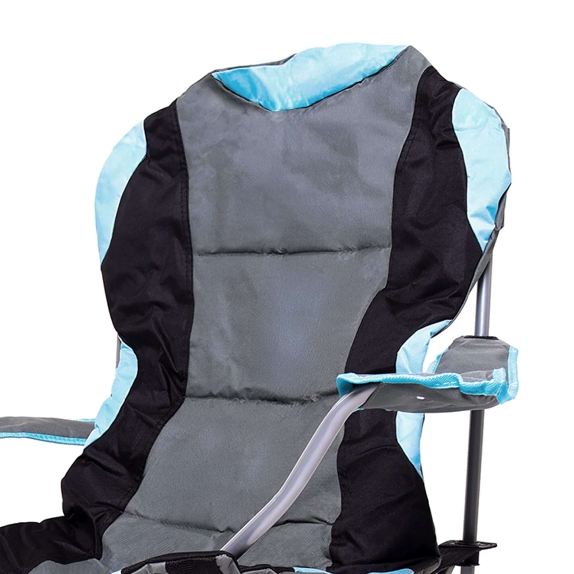 Image du produit : Juego de 2 sillas de camping con portabotellas en el reposabrazos