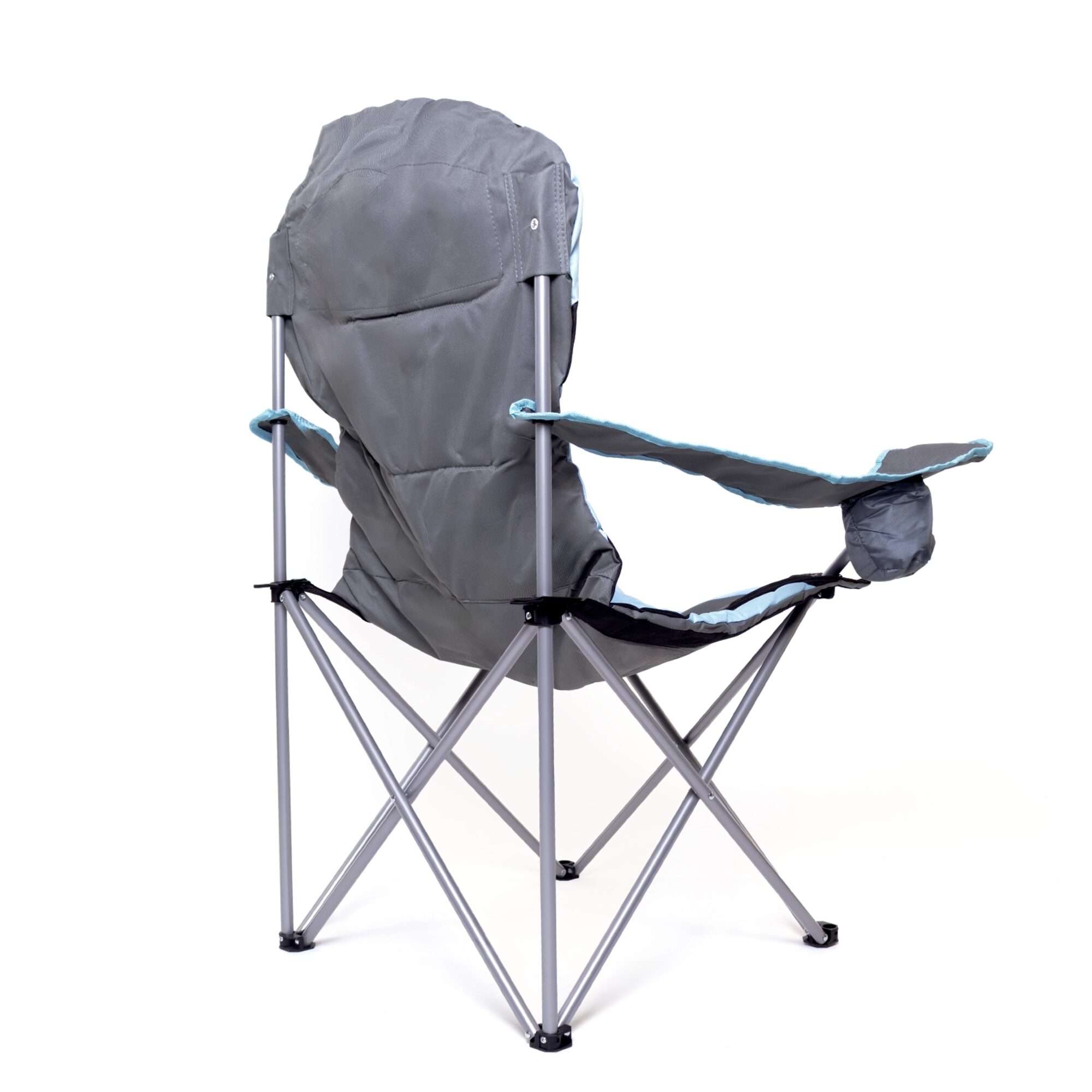Image du produit : Juego de 2 sillas de camping con portabotellas en el reposabrazos