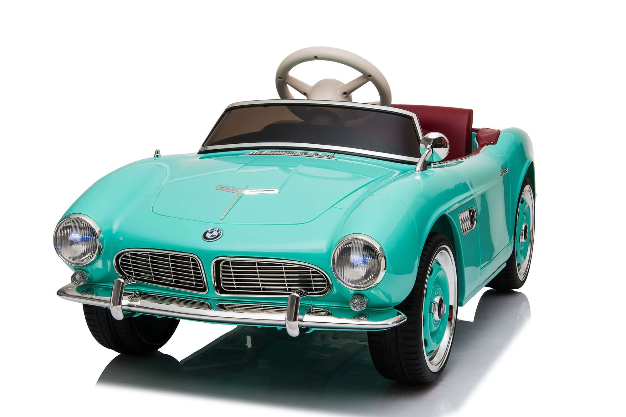 Image du produit : BMW 507 Coche eléctrico oficial para niños - Verde menta (de 3 a 8 años)