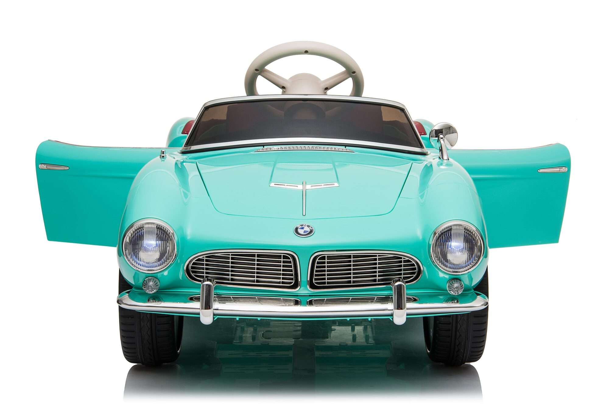 Image du produit : BMW 507 Coche eléctrico oficial para niños - Verde menta (de 3 a 8 años)