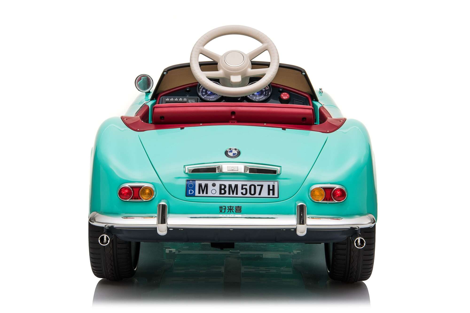 Image du produit : BMW 507 Coche eléctrico oficial para niños - Verde menta (de 3 a 8 años)