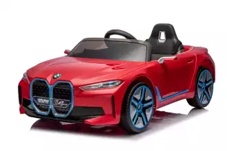 Coche eléctrico oficial para niños BMW i4 - Rojo metalizado (de 3 a 8 años)