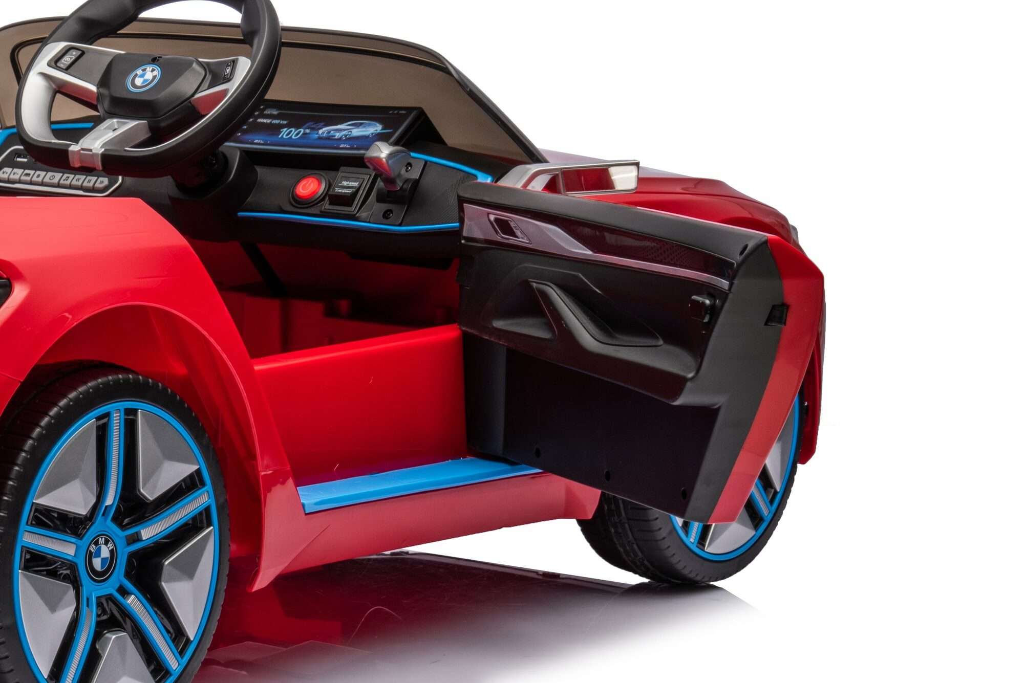 Image du produit : Coche eléctrico oficial para niños BMW i4 - Rojo metalizado (de 3 a 8 años)