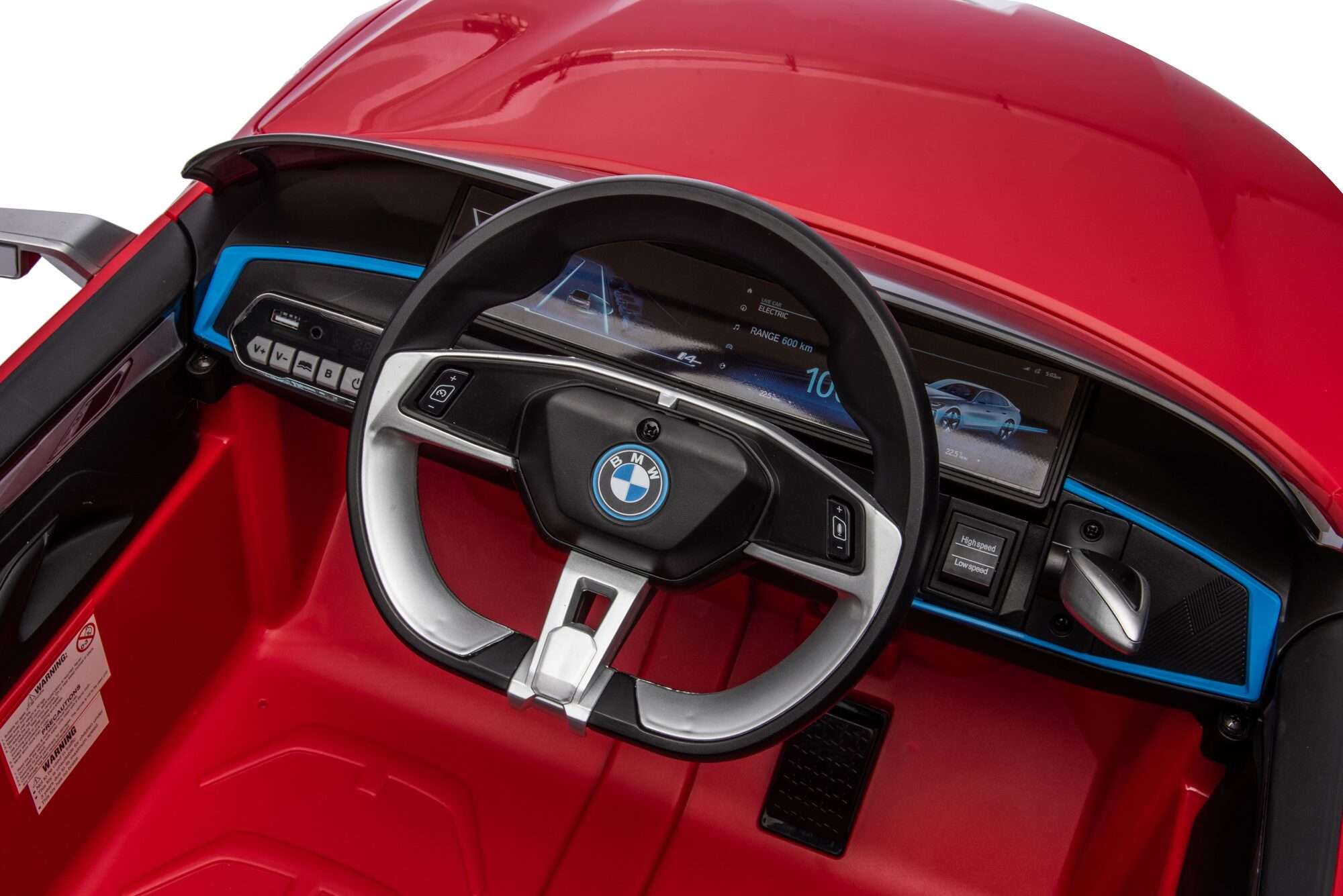 Image du produit : Coche eléctrico oficial para niños BMW i4 - Rojo metalizado (de 3 a 8 años)