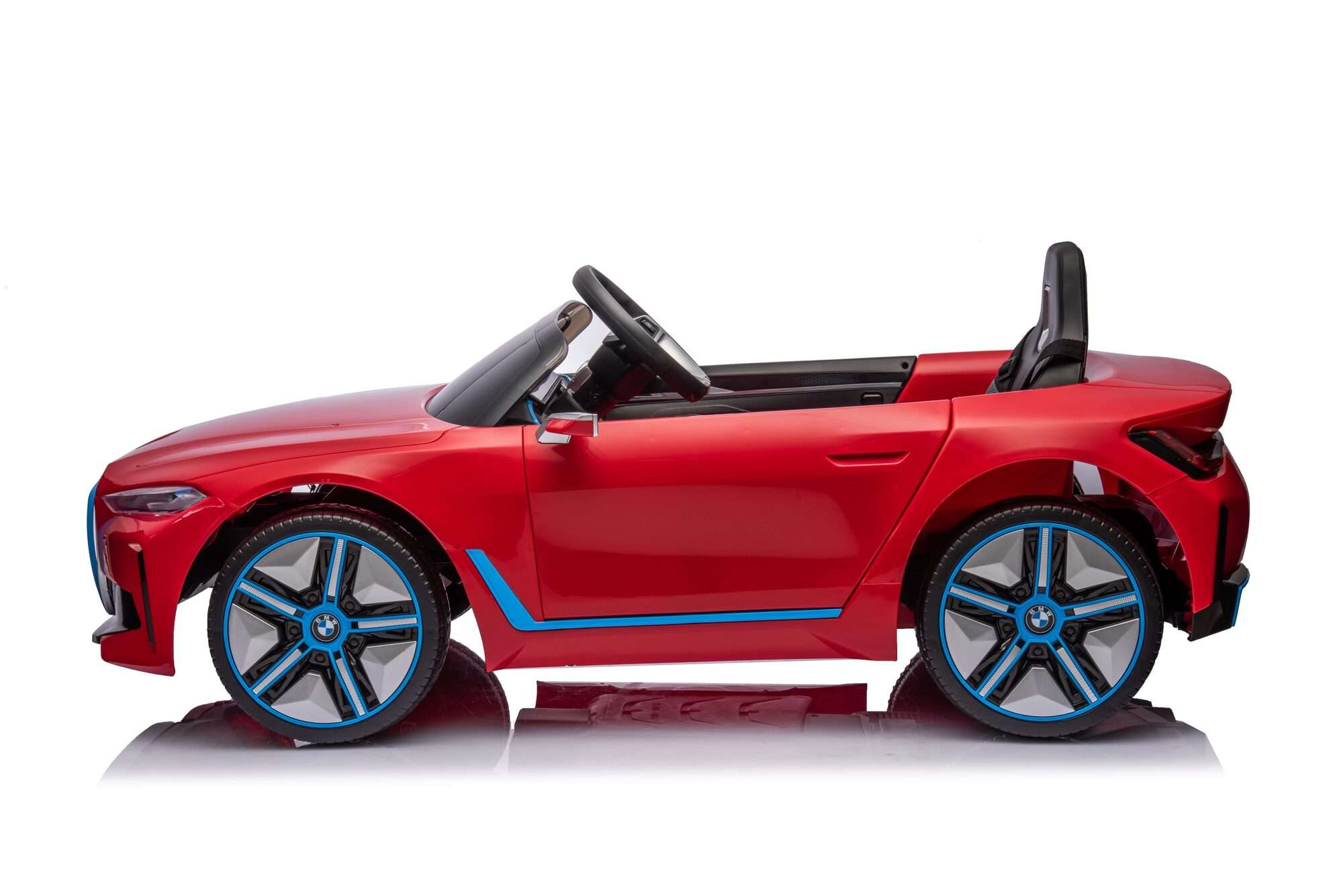 Image du produit : Coche eléctrico oficial para niños BMW i4 - Rojo metalizado (de 3 a 8 años)